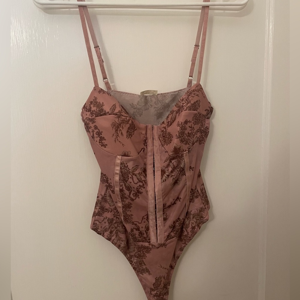 Intimately FP Floral Mesh Bodysuit - Free People